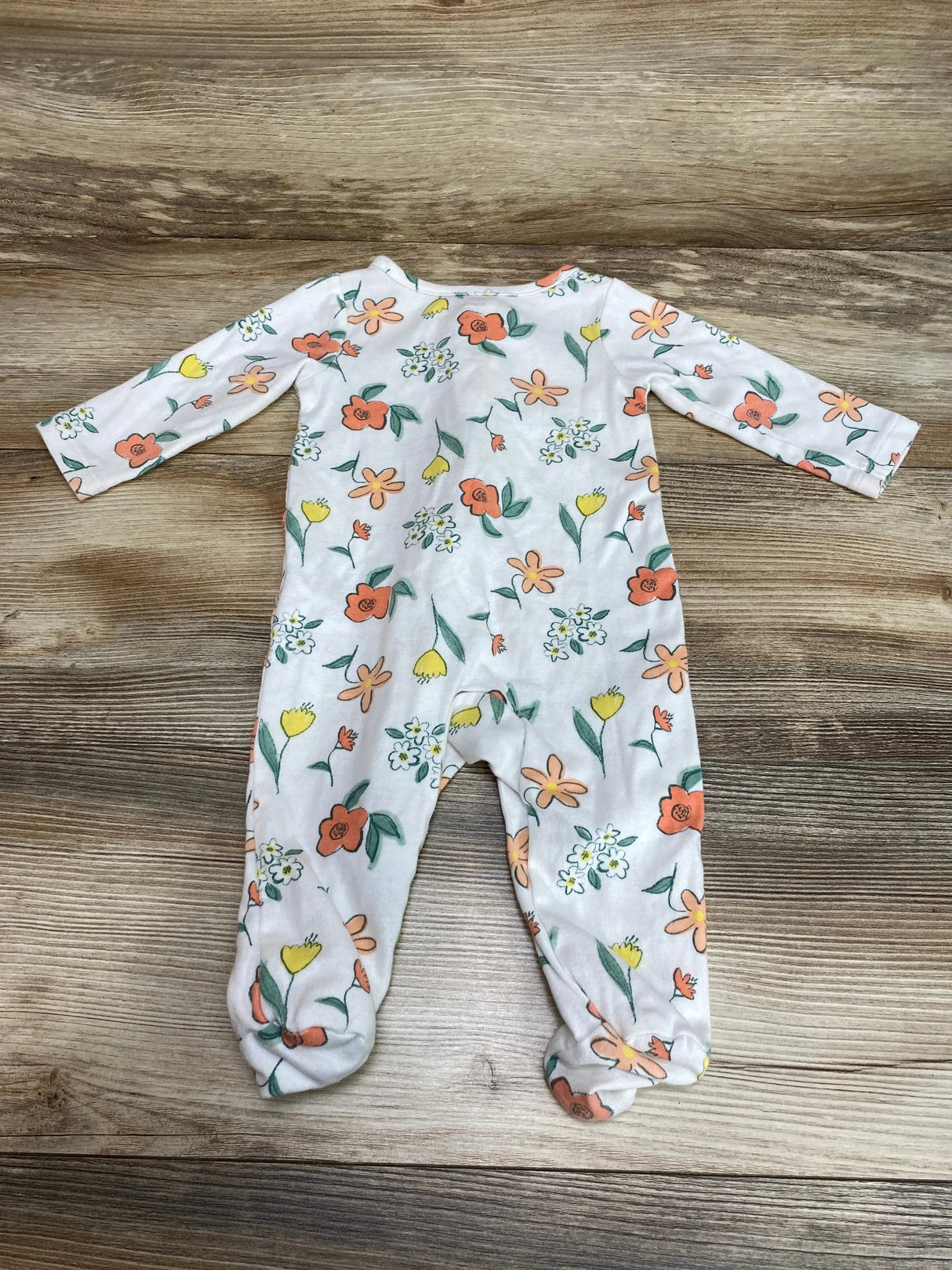 Just One You Floral Sleeper White sz 6m