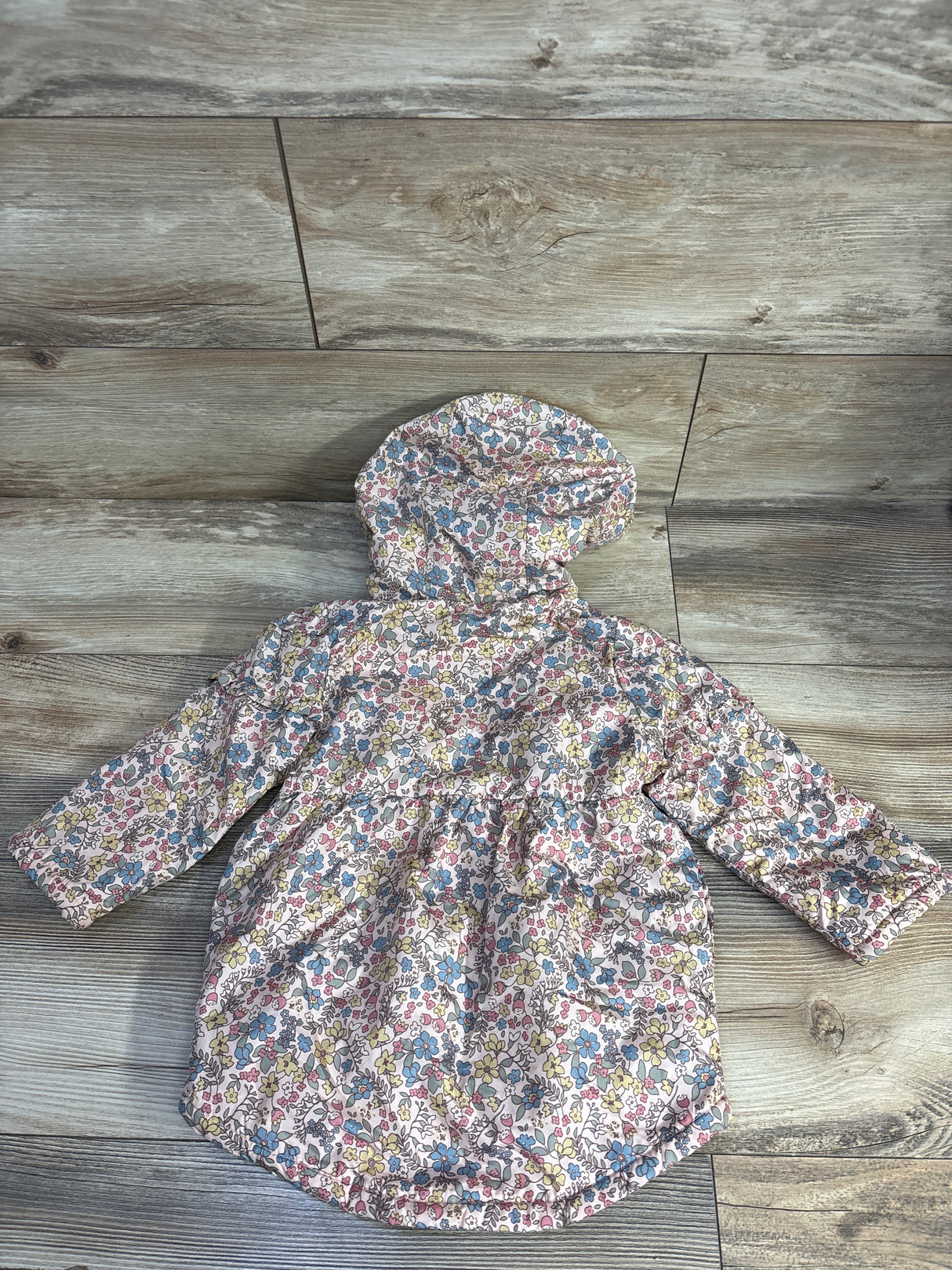 Penelope Mack Floral Fleece Lined Jacket Pink sz 3T