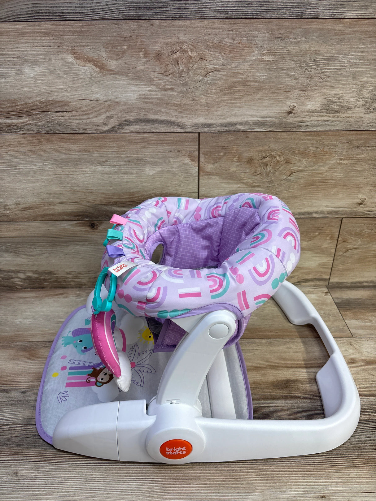 Bright Starts 2-in-1 Sit-Up Infant Floor Seat Purple