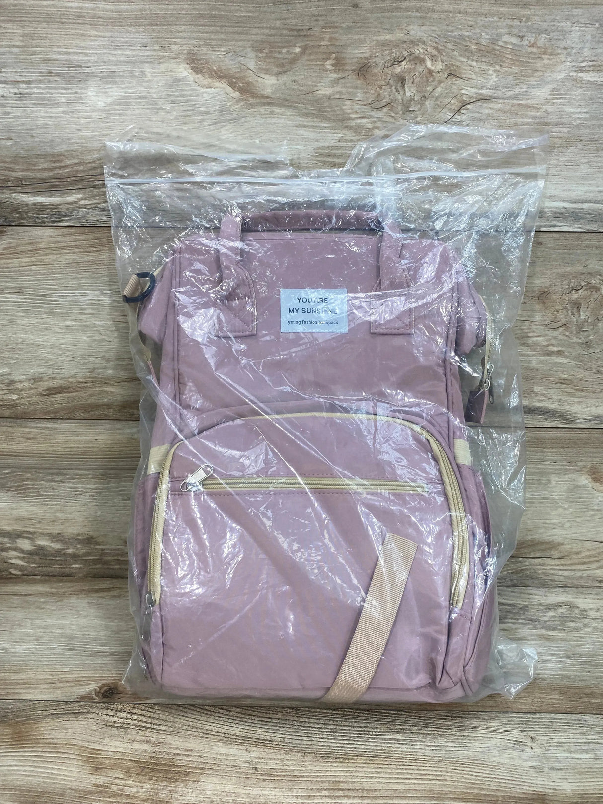 NEW You Are My Sunshine Diaper Backpack Pink