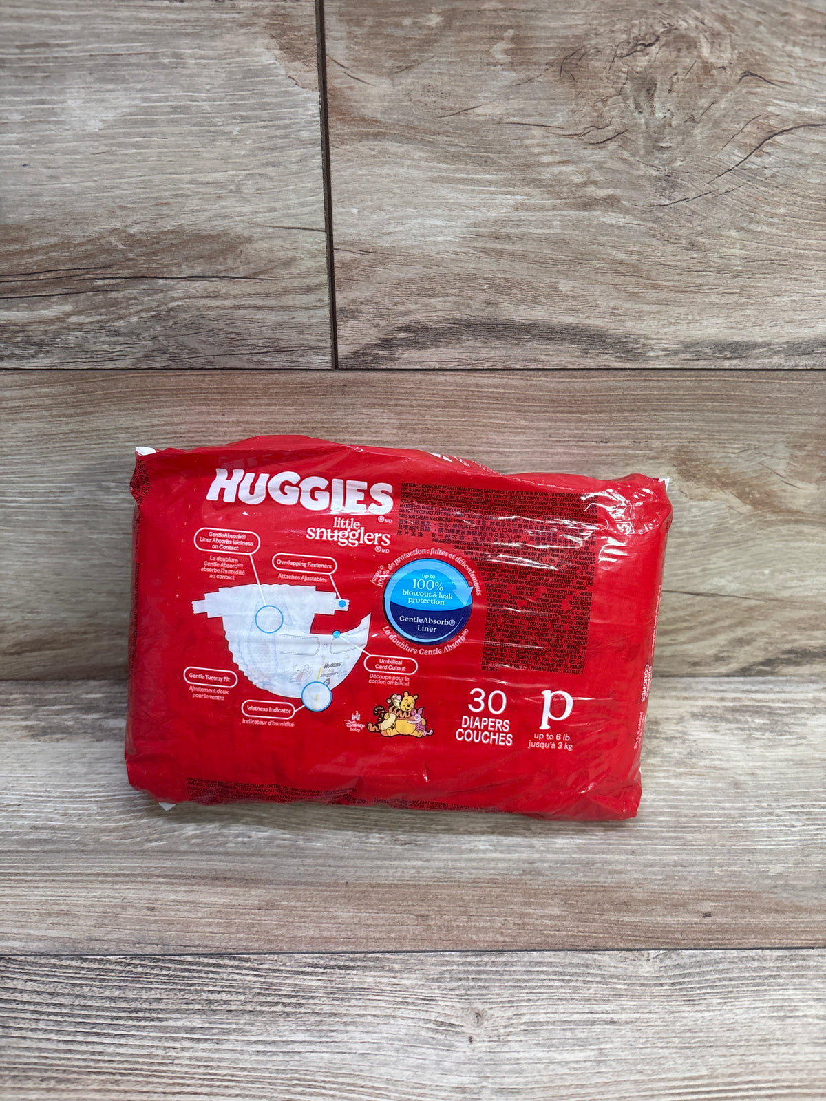 NEW Huggies Little Snugglers 30ct Size Preemie