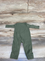 Cat & Jack LS 'All Smiles' Romper Green sz 6-9m