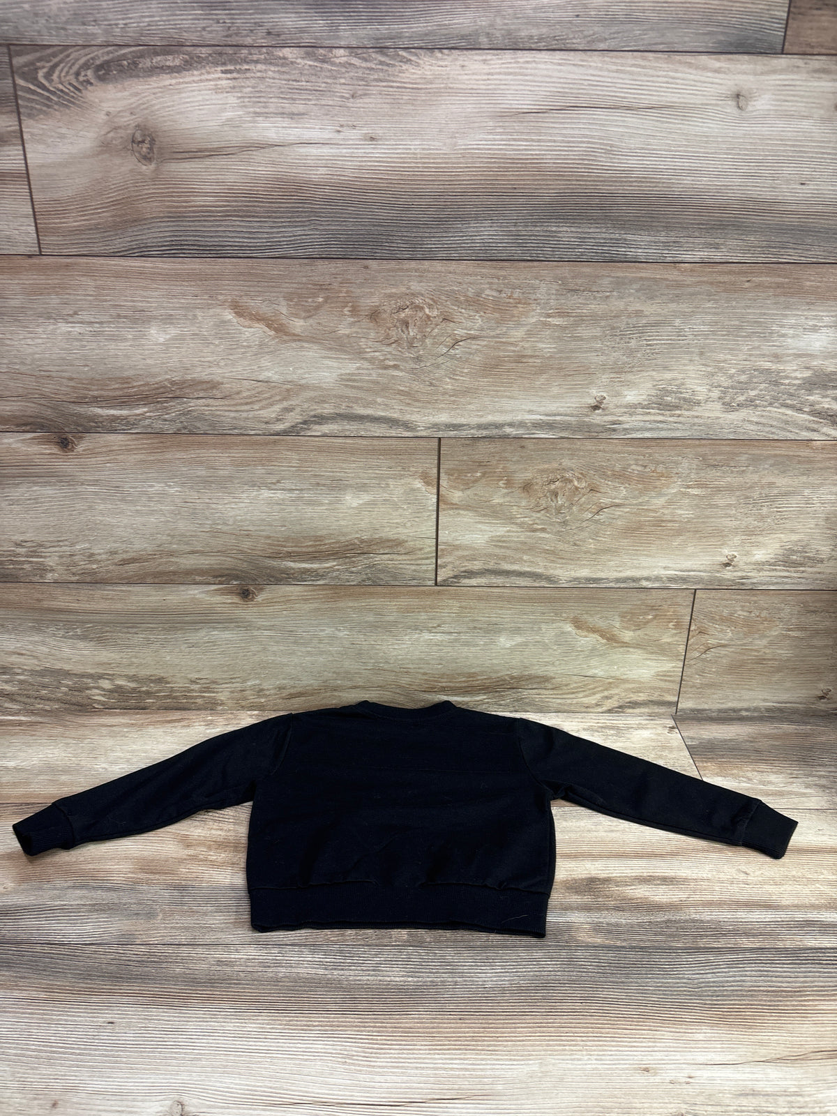 'I'm Just Here For The Snacks' Pullover Sweatshirt Black sz 18-24m