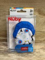 NEW Nuby Happy Hands Penguin Teething Mitten 3m+