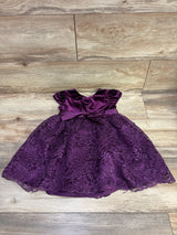 Jona Michelle Velvet Lace Dress Purple sz 3T