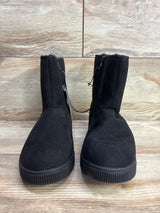 NEW Cat & Jack Holland Shearling Style Boots Black sz 4Y