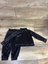Nike 2pc Satin Tracksuit Black sz 24m