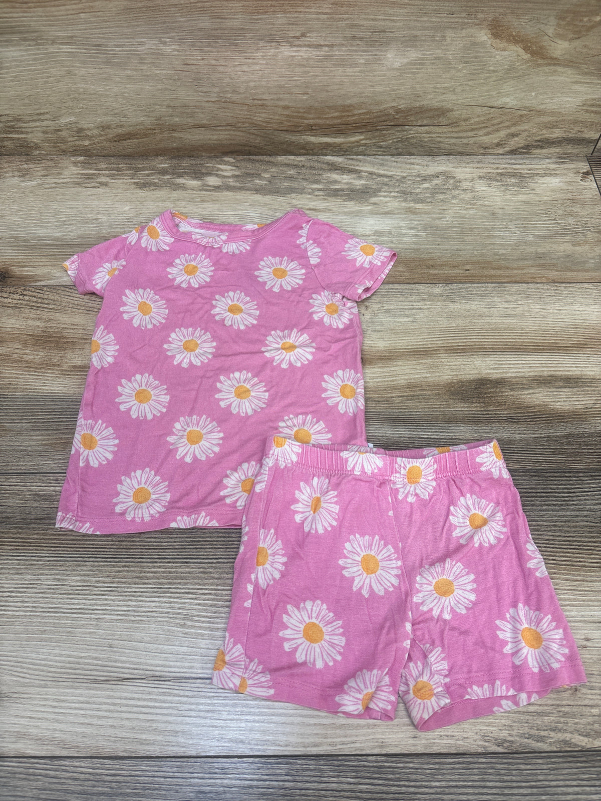 Posh P. 2pc Bamboo Floral Pajama Set Pink sz 12-18m
