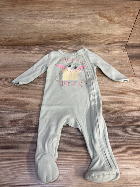 Star Wars Grogu Come To The Cute Side Sleeper Green sz 0-3m - Me n Mommy To Be