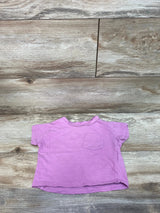 Zara Solid Pocket Shirt Pink sz 6-9m