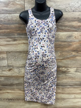 Seraphine Floral Tank Bodycon Midi Maternity Dress sz Small