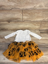 Disney The Nightmare Before Christmas 2pc Long Sleeve Shirt & Tulle Skirt Set White sz 18m