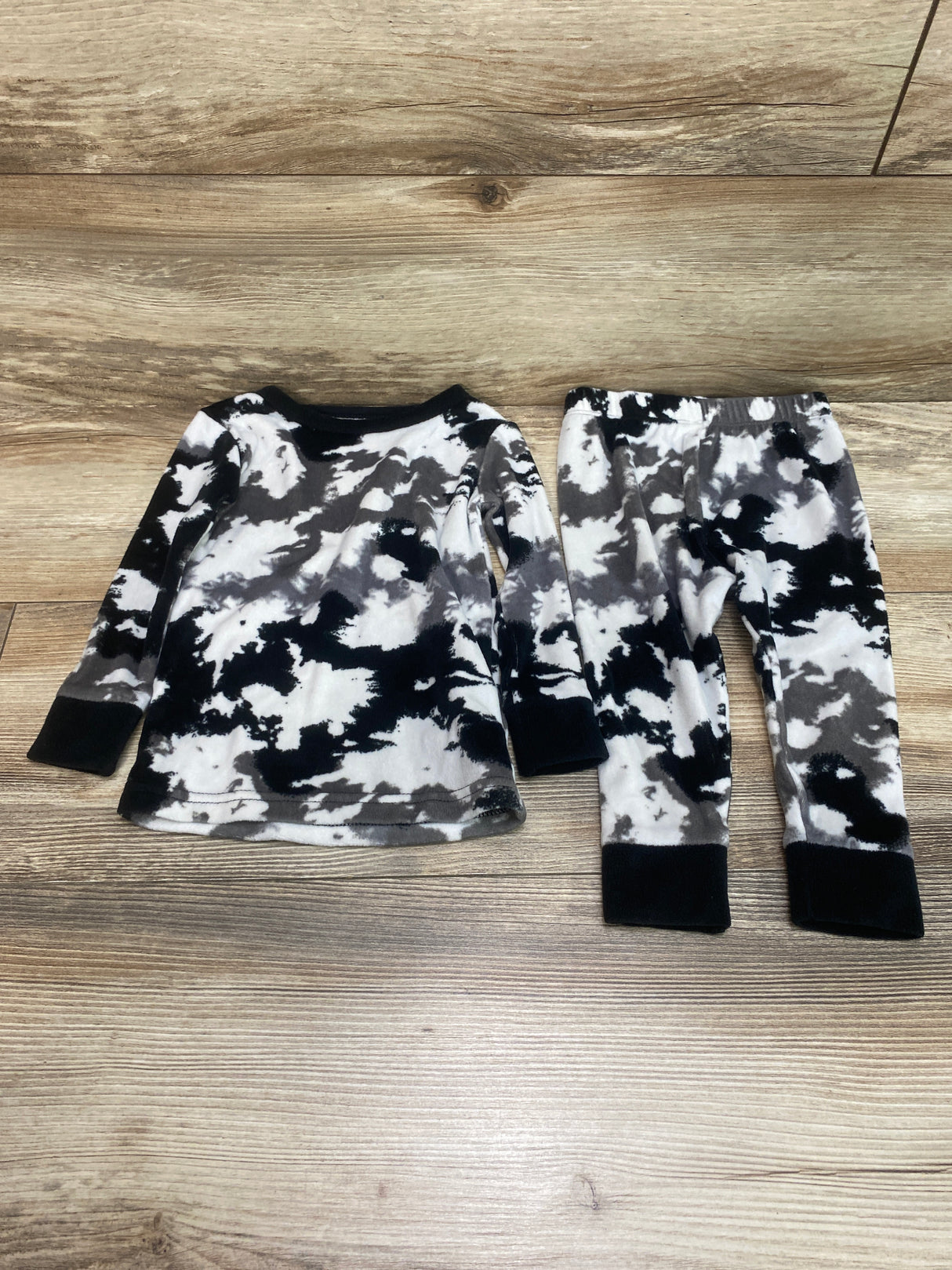 Cat & Jack 2pc Tie-Dye Pajama Set Black sz 18m