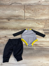 Nike 2pc Dri-Fit Bodysuit & Joggers Set Black sz 3m