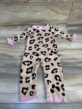 Goodlad Leopard Print Knit Coverall Tan sz  9m