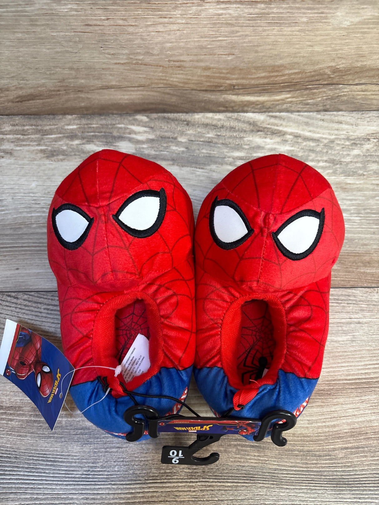 NEW Marvel Spider-Man 3D Slippers Red sz 9-10c