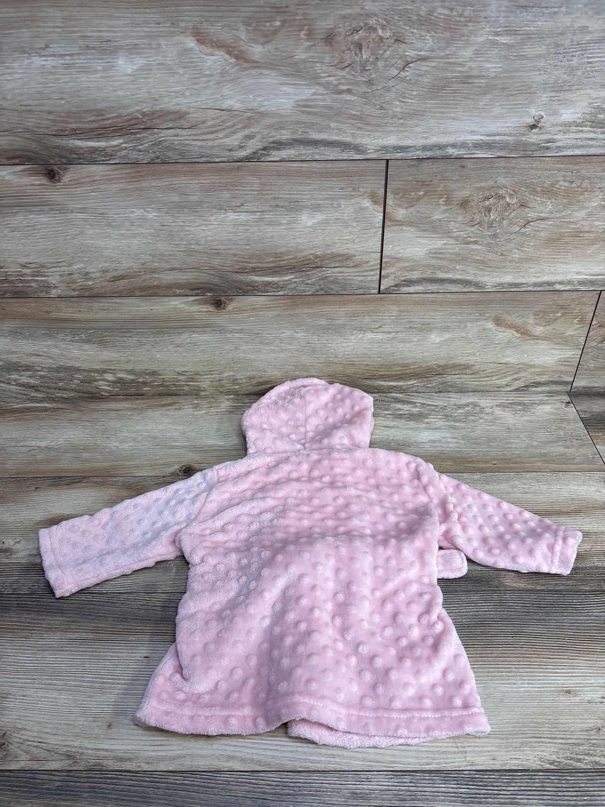 Disney Baby Plush Minky Dot Minnie Mouse Robe Pink sz 0-12m
