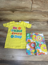 NEW Children's Place 2pc Pajama Set Yellow sz 4T