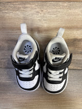 Nike Court Borough Low Recraft TD 'Black White' Sneakers sz 4c
