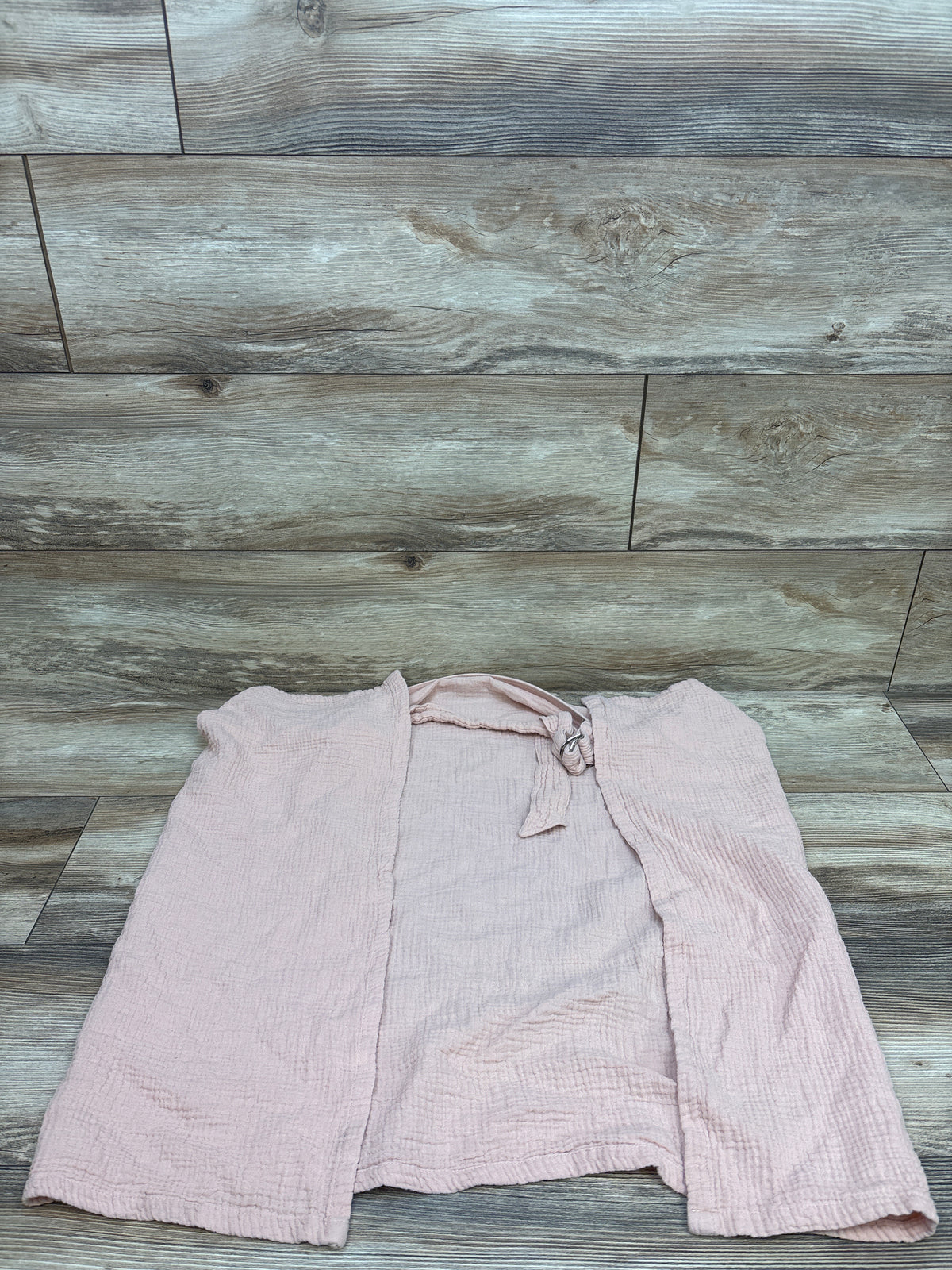 Konssy Muslin Nursing Cover Up for Breastfeeding with Rigid Hoop Pink