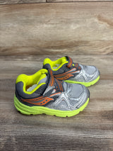 NWOT Saucony Ride Hook & Loop Sneakers Grey sz 5c
