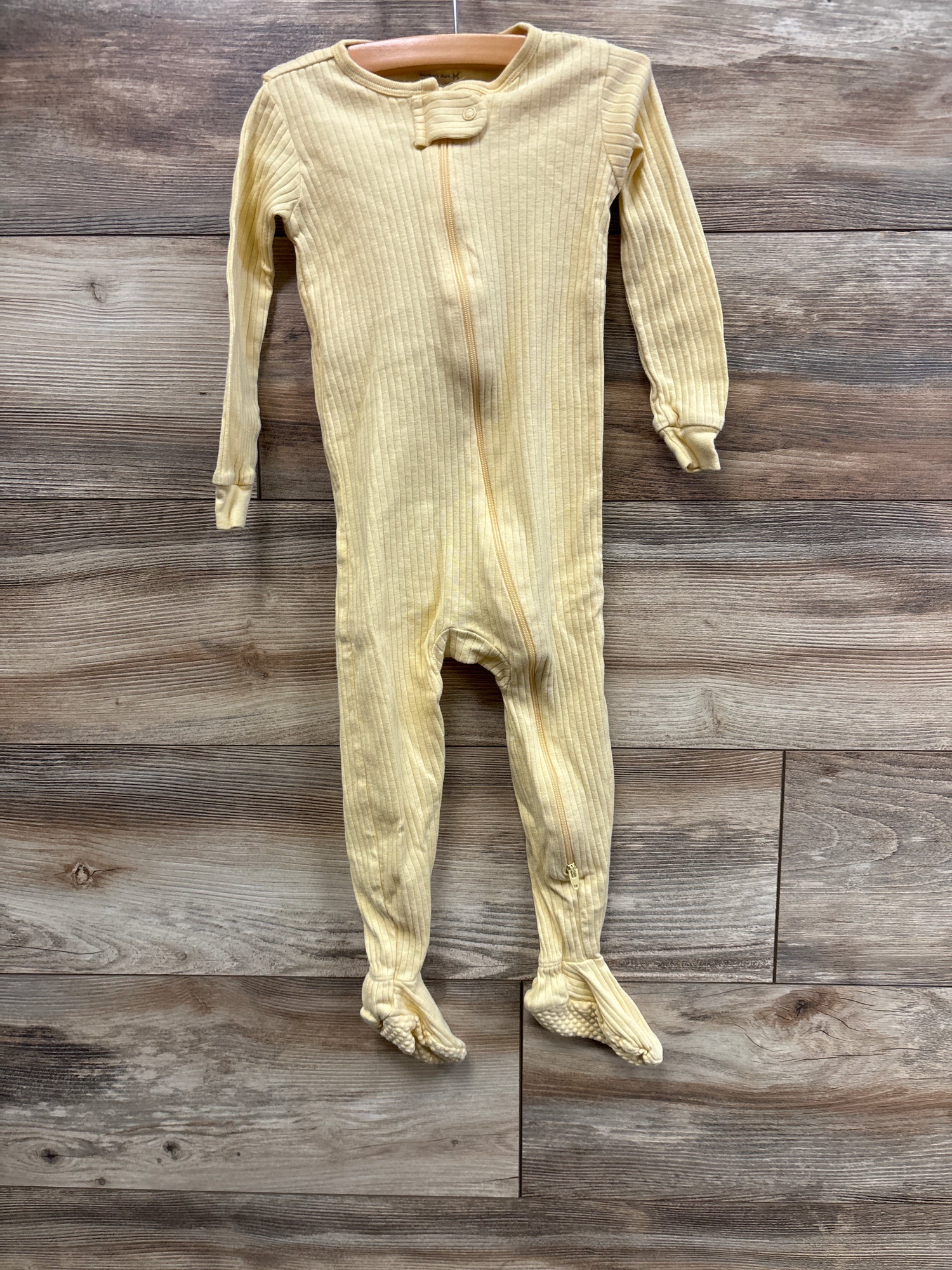 Member's Mark Ribbed Sleeper Yellow sz 24m
