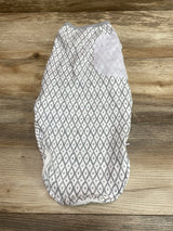 SwaddleMe Swaddle Wrap White/Grey sz 0-3m