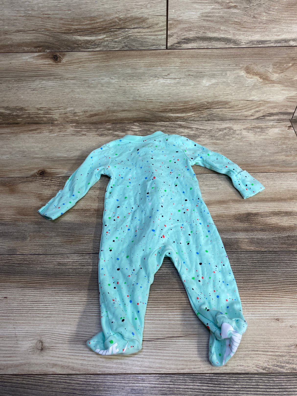 Nike Paint Splatter Print Sleeper Mint sz 3m