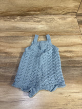 Little Planet Organic Pointelle Romper Blue sz Newborn