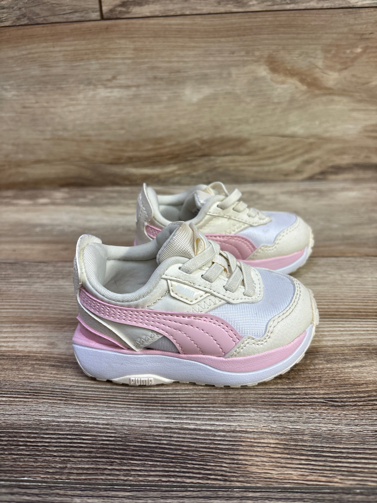 Puma Cruise Rider Silky AC Sneakers Beige sz 4c