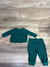 Disney Baby x Jumping Beans 2pc Mickey Mouse Shirt & Pants Set Emerald sz 12m
