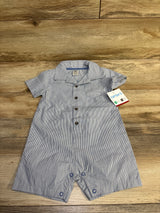 NEW Carter's Striped Polo Romper Blue sz 18m