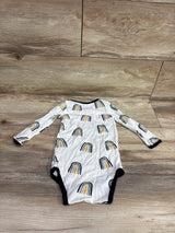 Kyte Baby Bamboo Long Sleeve Bodysuit White sz 18-24m