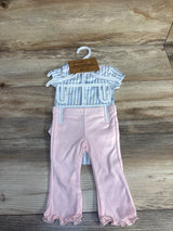 NEW Dreamgro 2pc Bodysuit & Pants Set Blue sz 0-3m