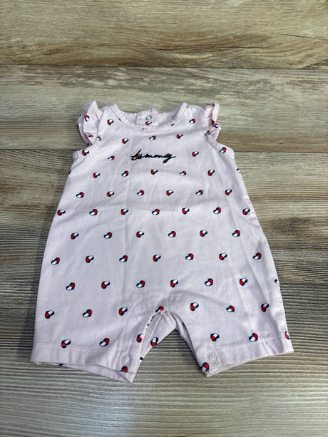 Tommy Hilfiger Heart Print Romper Pink sz 0-3m - Me n Mommy To Be