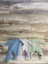 Cloud Island 3pk Sleeper Set Light Blue sz 3-6m