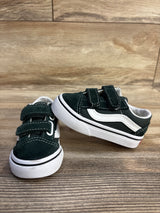 Vans Old Skool V Sneakers, Green sz 4.5c
