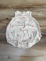 Little Planet Organic Fruit Print Bubble Romper Ivory sz 12m