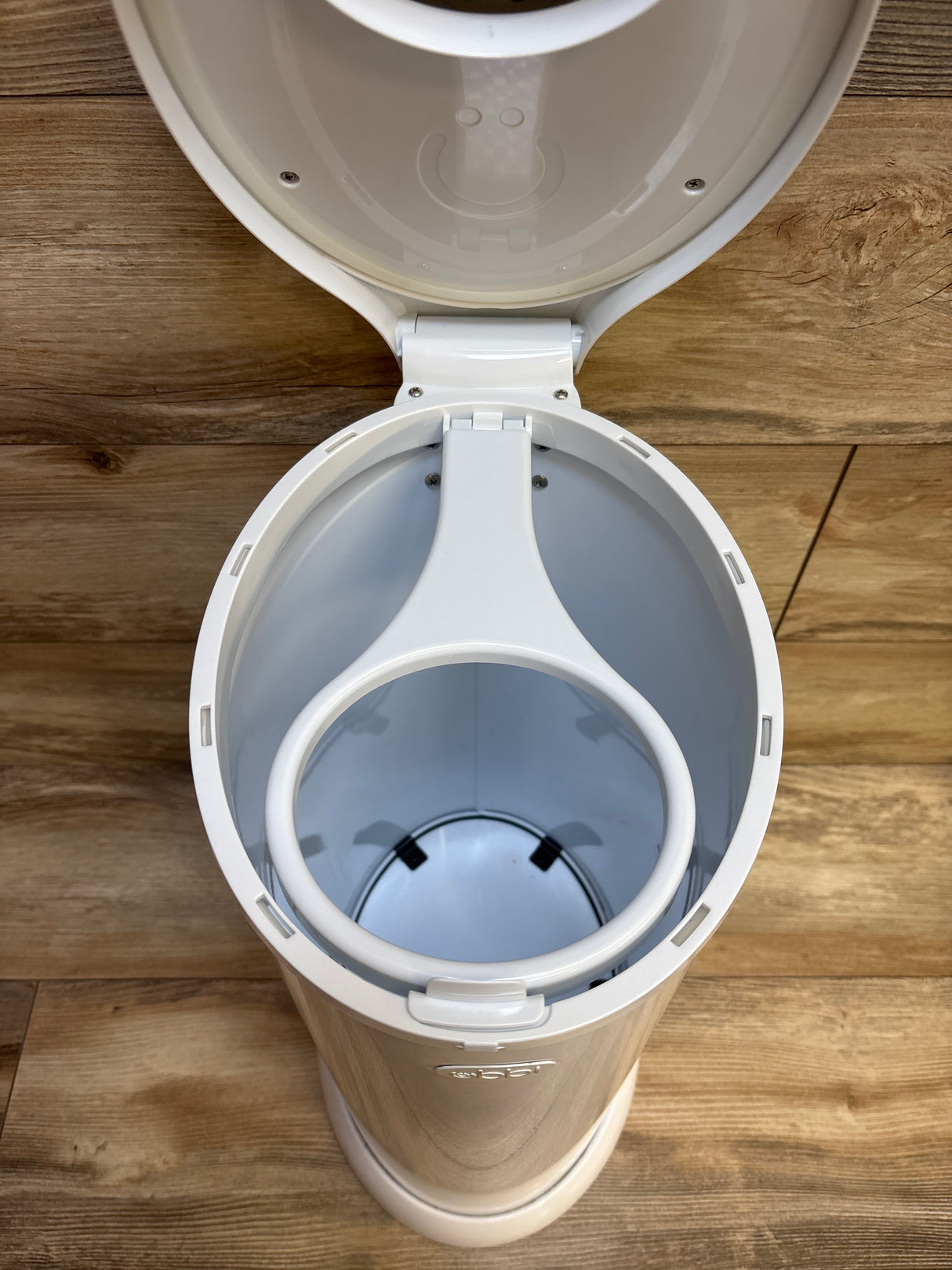 Ubbi Stainless Steel Diaper Pail, White