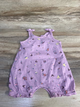 Disney Baby Minnie Mouse Shortie Romper Purple sz Newborn - Me n Mommy To Be