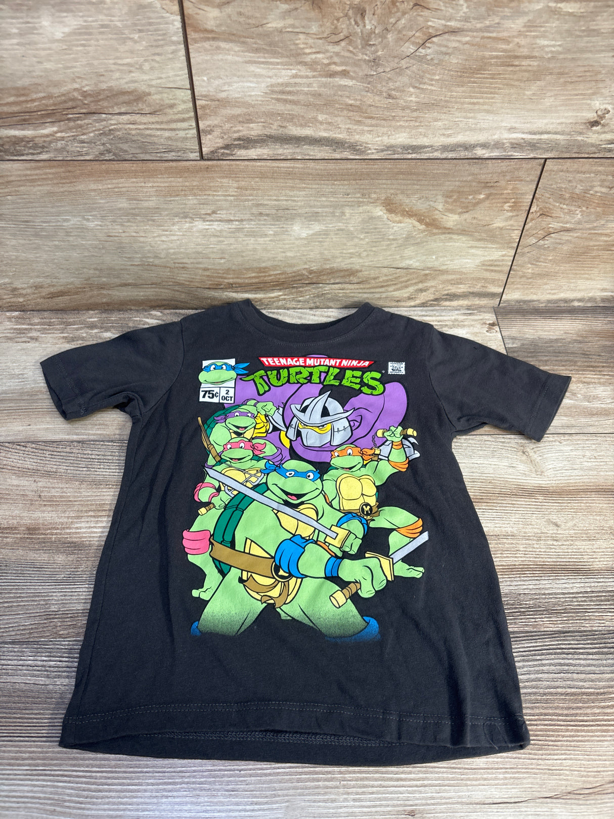 Nickelodeon Teenage Mutant Ninja Turtles Shirt Grey sz 4/5T