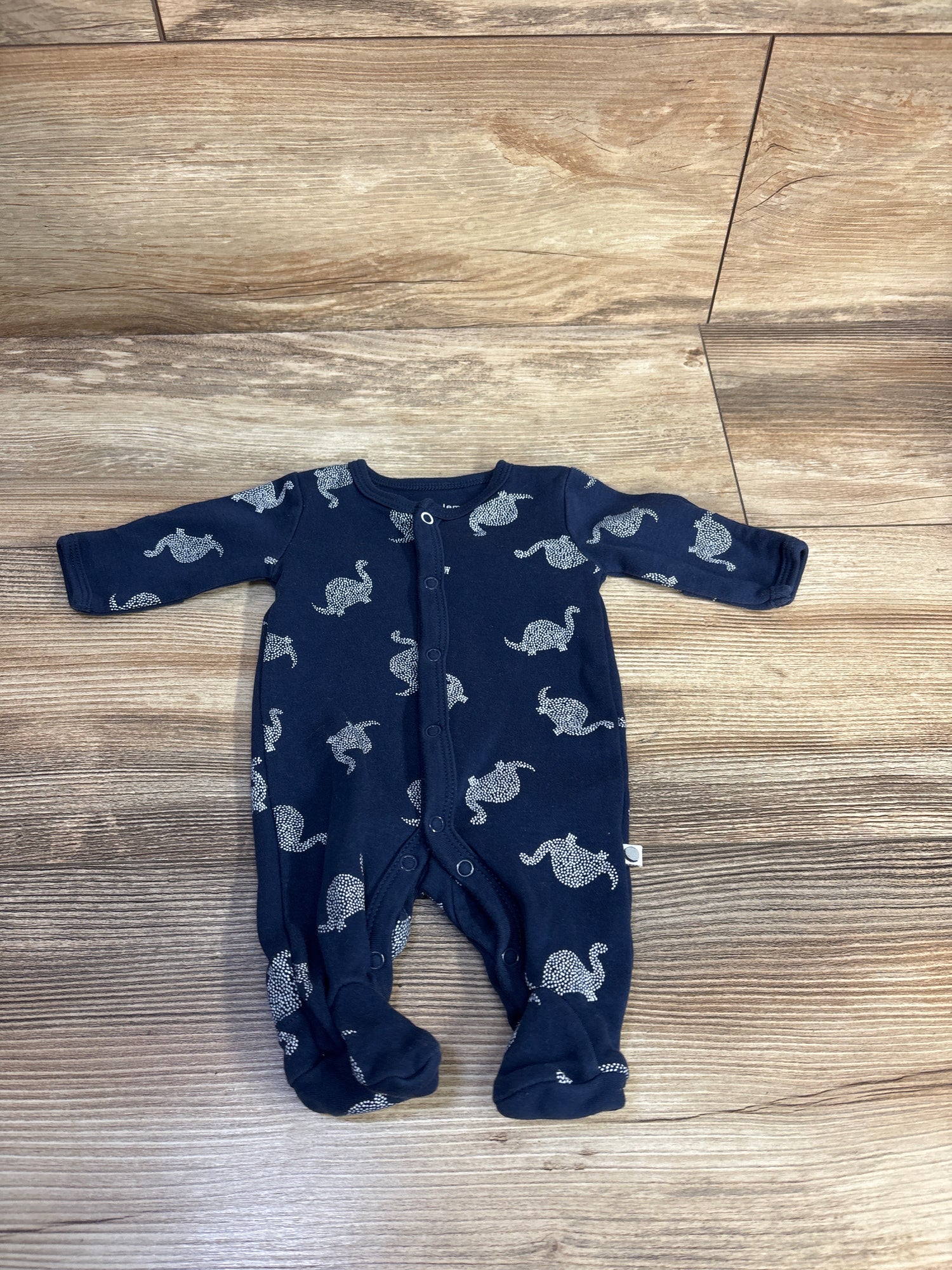 Petit Lem Dinosaur Sleeper Navy sz Preemie