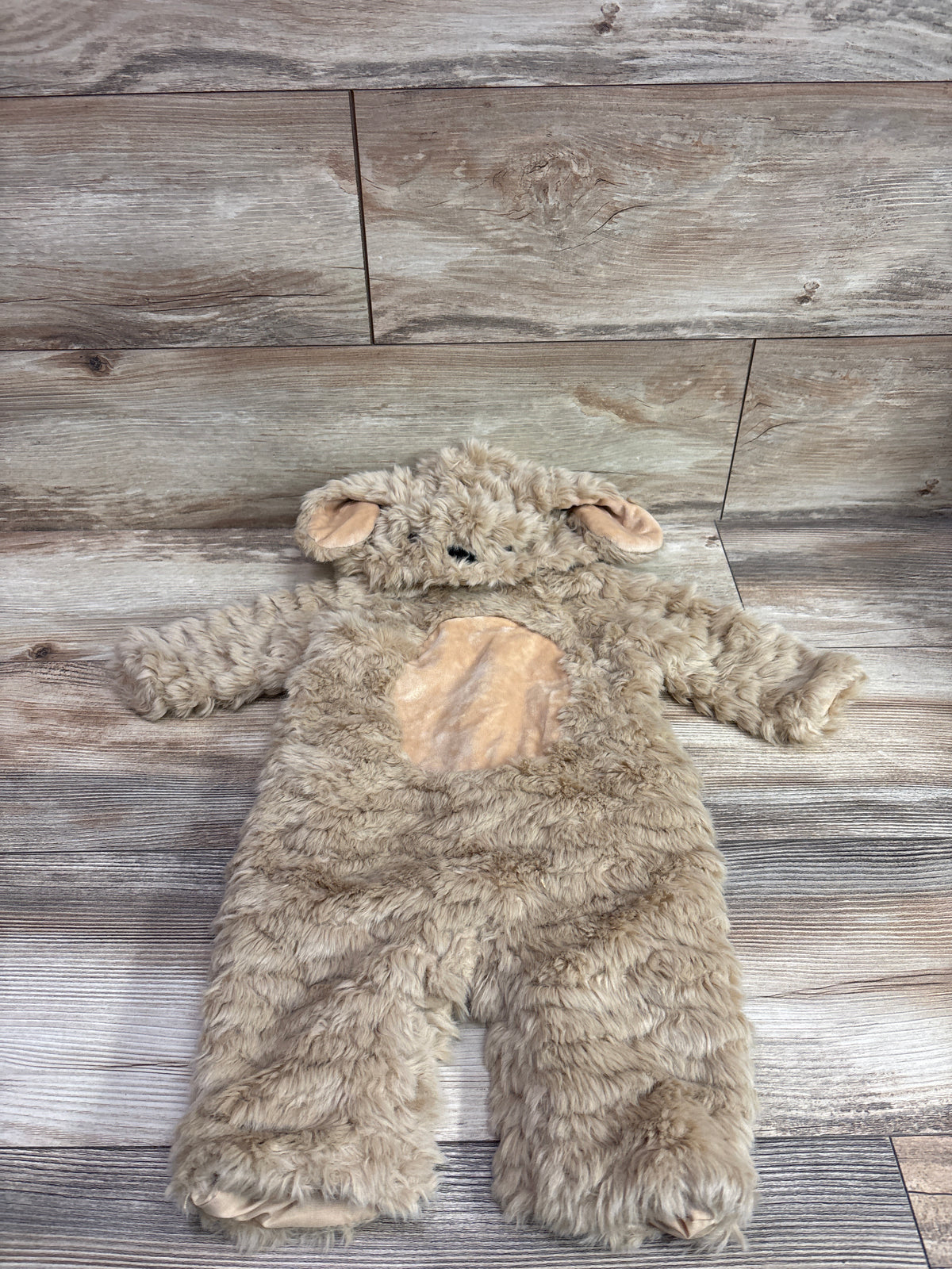 Pottery Barn Baby Labradoodle Dog Halloween Costume Brown sz 0-6m