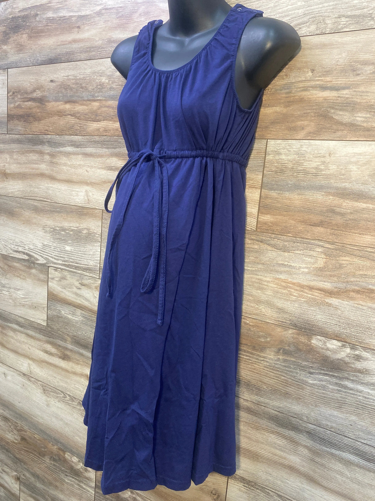 Baby Be Mine 3-in 1 Labor & Delivery Gown Navy sz Small/Medium