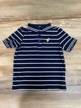 F&F Striped Polo Shirt Navy sz 18-24m