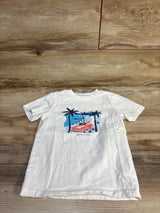 Janie & Jack Short Sleeve Shirt White sz 5T