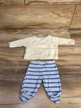 Gerber 2pc Shirt & Pants Set Ivory sz Preemie