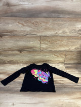 Children's Place Butterfly Shirt Black sz 4T
