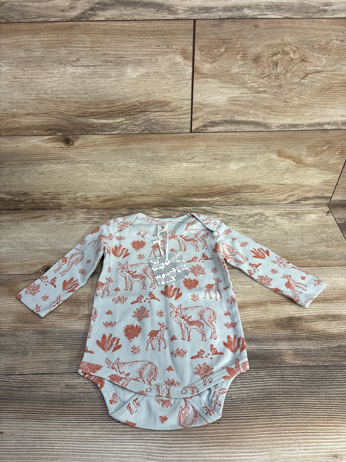 NEW Kate Quinn Long Sleeve Bodysuit Green sz 12-18m