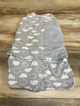 Halo Cloud Print SleepSack Swaddle Grey sz 0-3m